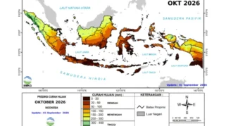 Prediksi Curah Hujan Indonesia Oktober 2026: BMKG Ungkap Kondisi Atmosfer dan Dampaknya