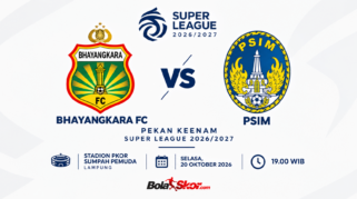 Prediksi dan Link Streaming Bhayangkara FC vs PSIM Yogyakarta Bangkit Usai Pecat Pelatih