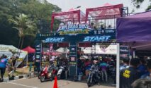 Puspemkab Tangerang Disulap Jadi Sirkuit, Ribuan Penonton Serbu Drag Bike Piala Bupati