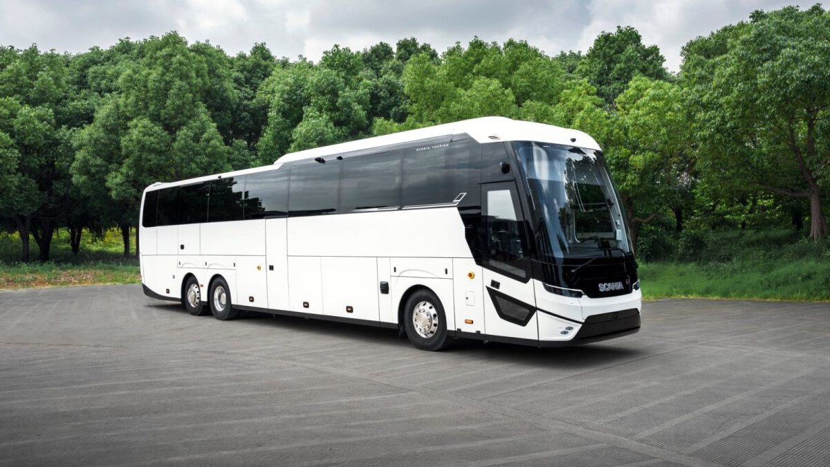 Scania Meluncurkan Generasi Terbaru Bus Touring dengan Mesin Super Euro 7