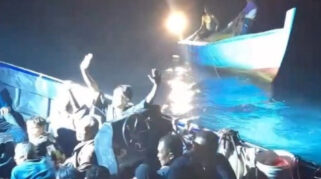 Speedboat Menyelundupkan 16 Pekerja Ilegal dan 1 Bayi Ditangkap di Selat Riau
