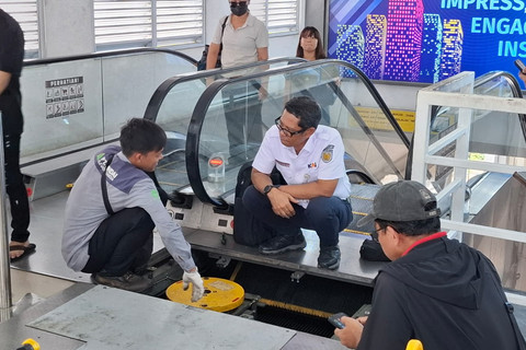 Stasiun Duri Kembali Normal Setelah Gangguan Eskalator