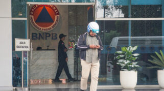 Suasana Gedung BNPB Usai OTT Sestama Dkk