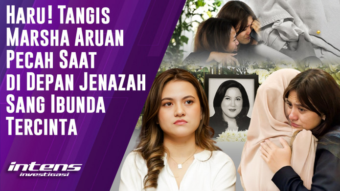 Tangis Marsha Aruan Pecah Saat didepan Jenazah Ibunda Tercinta