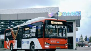 Uji Coba Bus Listrik di Kota Serang, Masyarakat Bisa Naik Gratis di Dua Rute Ini