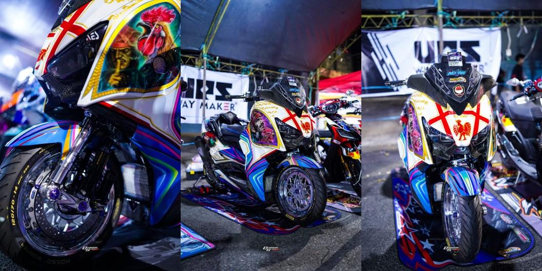 Yamaha XMax Modifikasi Sulawesi dengan Kendali Remote PlayStation