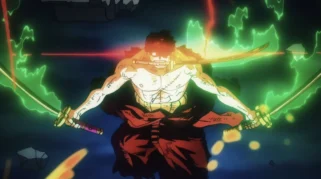 Zoro Memperlihatkan Kekuatan Haki di One Piece 1195