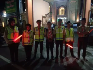 Saka Pramuka Bhayangkara Polsek Rogojampi, Bantu Kelancaran Lalu lintas Selama Ramadhan