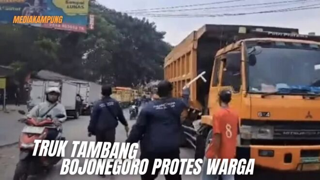 Truk Tambang Bojonegara Kembali Jadi Sorotan, Warga Blokade Jalan Protes Pelanggaran Jam Operasional