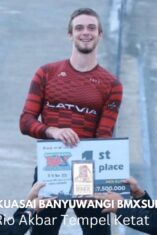 Martins Emils Kuasai Banyuwangi BMX Supercross 2025, Rio Akbar Tempel Ketat Martins Emils Kuasai Banyuwangi BMX Supercross 2025, Rio Akbar Tempel Ketat