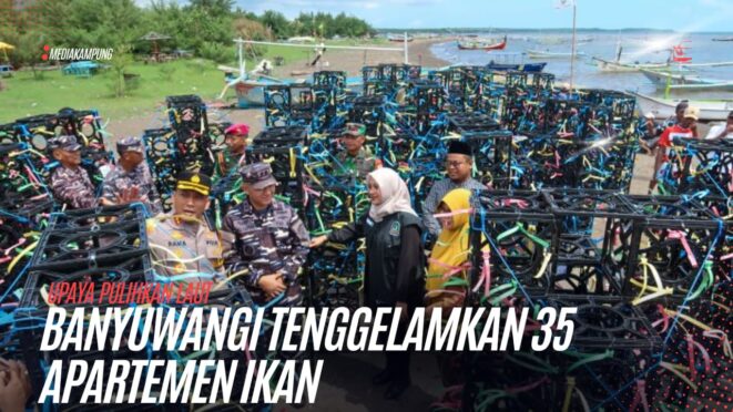 Banyuwangi Tenggelamkan 35 Apartemen Ikan untuk Pulihkan Ekosistem Laut dan Buka Spot Mancing Baru