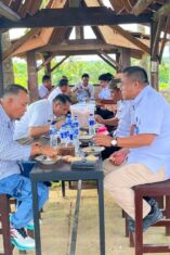 Kepala BNNP Jatim saat mengunjungi tambang GLI Banyuwangi